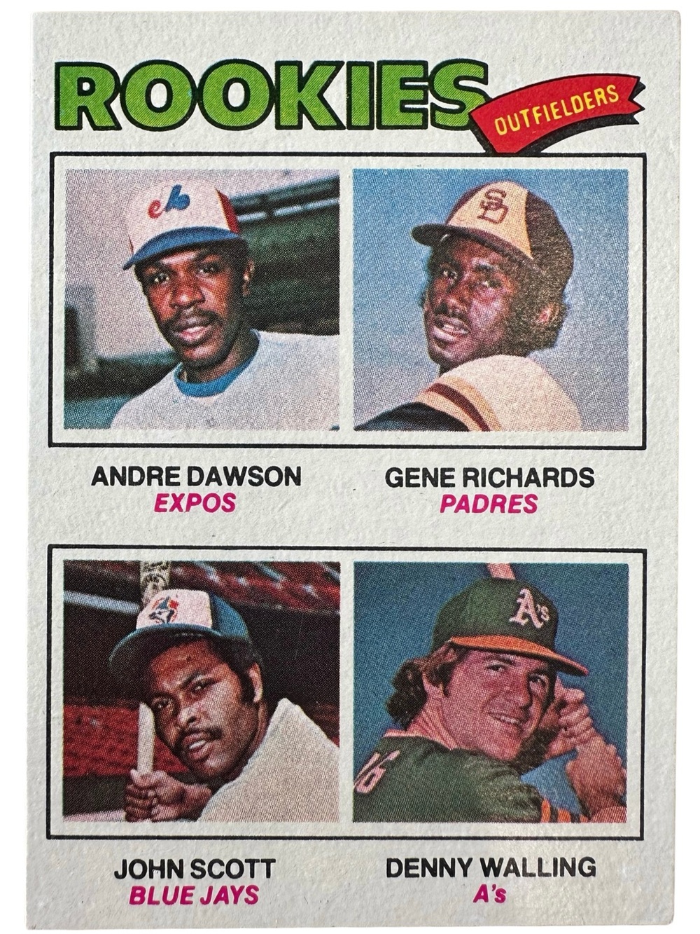 1977 Topps #473 Andre Dawson Rookie RC Outfielders HOF Expos Baseball Card